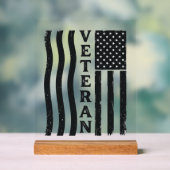 Vétéran Drapeau Américain Vintage Vector Design de (Neutre)