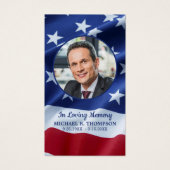 Vétéran Drapeau Photo Patriotique Memorial Prayer  (Devant)