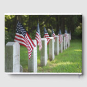 Veteran Flags Celebration of Life Guest Book Gastenboek (Achterkant)