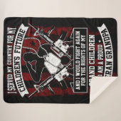 Veteran Grandpa Sherpa Deken (Voorkant (horizontaal))