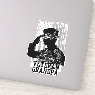 Veteran Grandpa Sticker