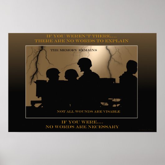 Veteran Herinnert Poster (Voorkant)