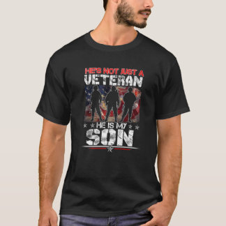Veteran hij is mijn zoon-Amerikaanse veteranen die T-shirt
