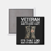 Veteran It's Not That I Can And Other Can't It's T Magneet (Voorkant / Achterkant)