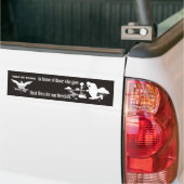 Veteran Memorial Vale of Tears Remembrance Bumpersticker (Op Truck)