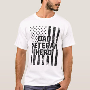 Veteran Pa, dank jullie veteranen, militair gevech T-shirt
