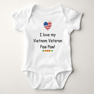 Veteran Paw Creeper uit Vietnam Romper