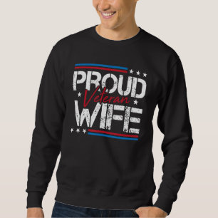 Veteran Proud Wife Leger Kol Militaire Moederdag Trui