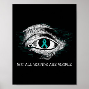 Veteran PTSD Awareness Suicide Prevention Militair Poster