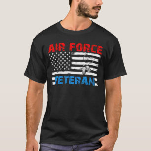 Veteran US Air Force T-Shirt, Amerikaanse Vetera V T-shirt