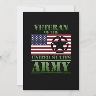 Veteran USA Flag Happy Veterans Day Support Bedankkaart