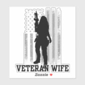 Veteran Wife Sticker (Vel)