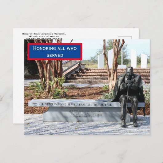 Veterandag Briefkaart (Voorkant / Achterkant)