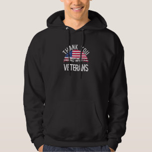 Veterandag Dank je veteranen die de Boots ameriek Hoodie