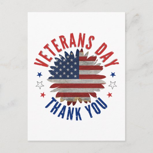 VETERANDAG DANK U BRIEFKAART (Voorkant)