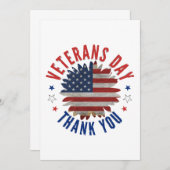 VETERANDAG DANK U KAART (Voorkant / Achterkant)