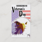 Veterandag Visitekaartje (Achterkant)