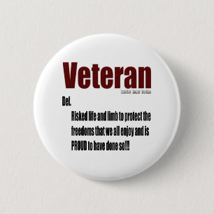 Veterandefinitie Ronde Button 5,7 Cm