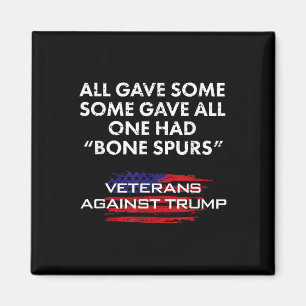 Veteranen Anti-Trump Draft Dodger Bone Spurs voor  Magneet