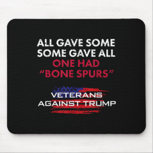 Veteranen Anti-Trump Draft Dodger Bone Spurs voor  Muismat