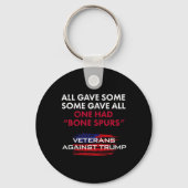 Veteranen Anti-Trump Draft Dodger Bone Spurs voor Sleutelhanger (Voorkant)