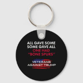 Veteranen Anti-Trump Draft Dodger Bone Spurs voor Sleutelhanger (Voorkant)
