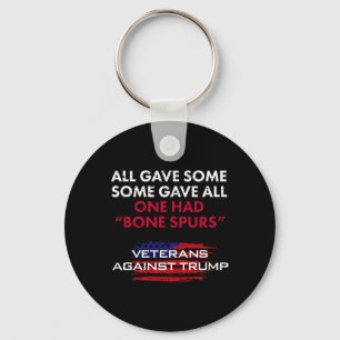 Veteranen Anti-Trump Draft Dodger Bone Spurs voor Sleutelhanger