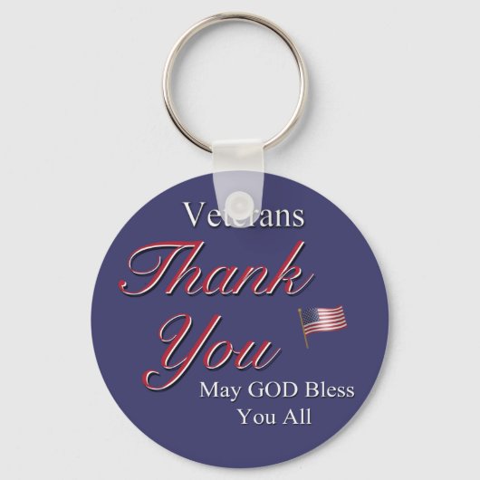Veteranen, bedankt. sleutelhanger (Voorkant)