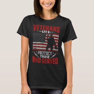 Veteranen beschermen degenen die Memorial Day hebb T-shirt