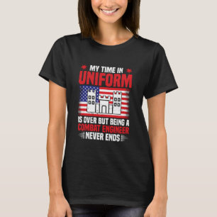 Veteranen Corps of Engineers Uniform Combat Engine T-shirt