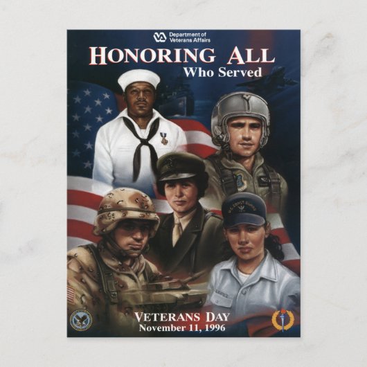  veteranen dag 1996 - briefkaart (Voorkant)