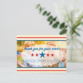 Veteranen Dag Ansichtkaart Briefkaart (Staand voorkant)