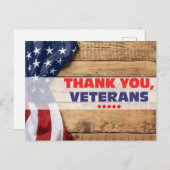 Veteranen Dag Briefkaart (Voorkant / Achterkant)