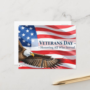 Veteranen Dag - Eerbetoon aan allen die dienden Briefkaart