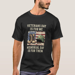 Veteranen Dag & Gedenkdag Militaire Huldiging T-shirt