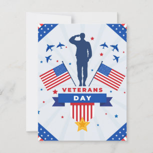 Veteranen Dag - Iedereen die gediend heeft eren Briefkaart