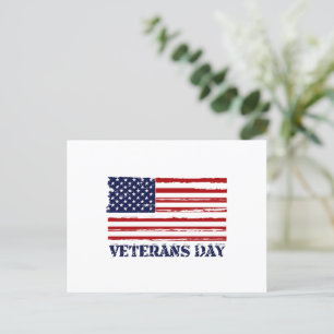 Veteranen Dag & Morse Code Briefkaart