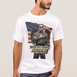 Veteranen Dag Tributo – Eer, Plicht, Offer T-shirt