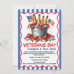 Veteranen Dag Uitnodiging Kreeft & Bier Feest