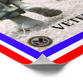 veteranen eerbetoon poster (Hoek)