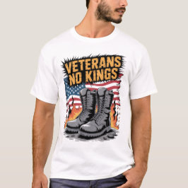 Veteranen Geen Koningen Vlag van de VS T-shirt