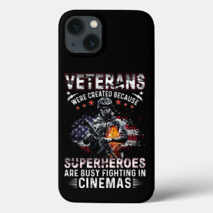 Veteranen omdat superhelden bezig zijn in Cinemas iPhone 13 Hoesje