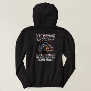 Veteranen omdat superhelden bezig zijn in Cinemas  Hoodie