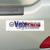 Veteranen Partij-Amerikaanse Bumpersticker (Op auto)