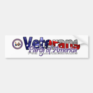 Veteranen Partij-Amerikaanse Bumpersticker