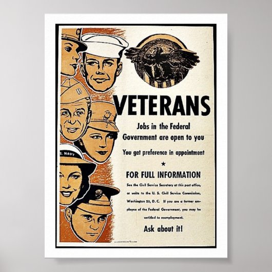 Veteranen Poster (Voorkant)