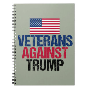 Veteranen tegen de politiek van Trump Notitieboek