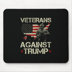 Veteranen Tegen Donald Trump Amerikaanse Vlag Cade Muismat