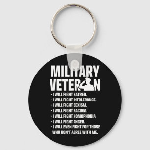 Veteranen tegen Trump 2020 vechten de Amerikaanse Sleutelhanger