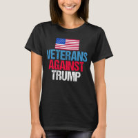 Veteranen tegen Trump American Flag Women's